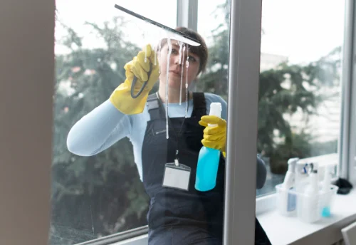 Nettoyage de vitres intérieures et extérieures à Plougoulm